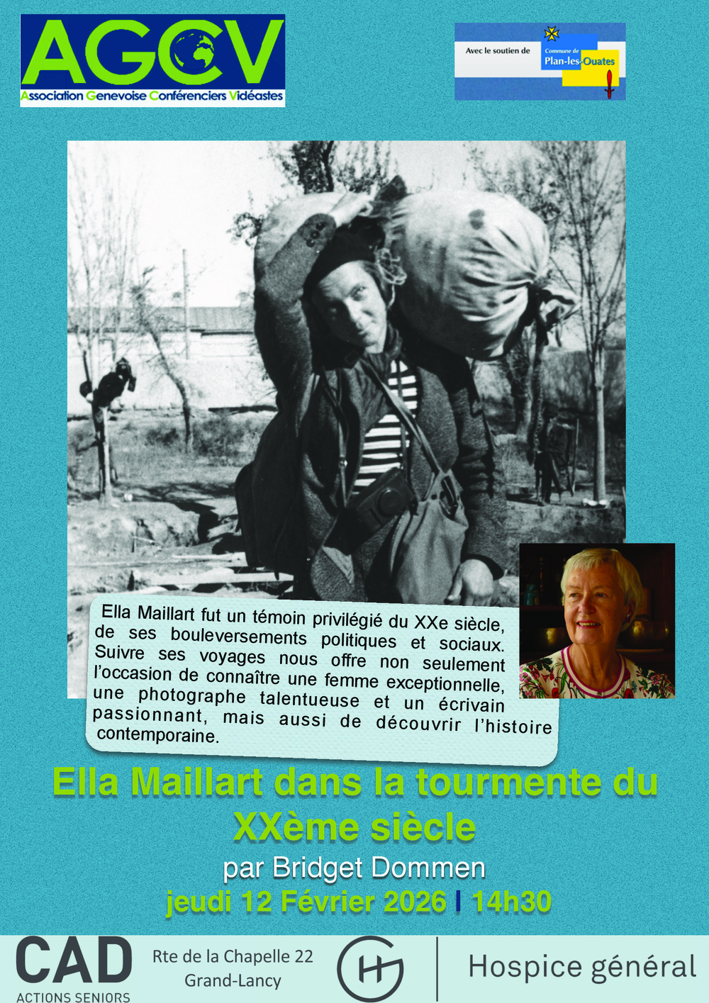 Ella Maillart dans la tourmente du XXème siècle